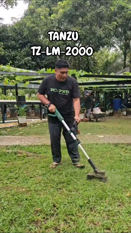 TANZU TZ-LM-2000 Mesin Rumput Bateri Household Rechargeable Electric Lawn Mower Grass Cutter (21V)#shopeehaul #fyp #Tanzu #shopeechoice
