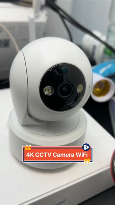 4K CCTV Camera WiFi #SriHomeSH064 #SriHomeCCTV #4KSecurityCamera #8MPCCTV #UltraHDCamera #AITracking #ColorNightVision #TwoWayAudio
